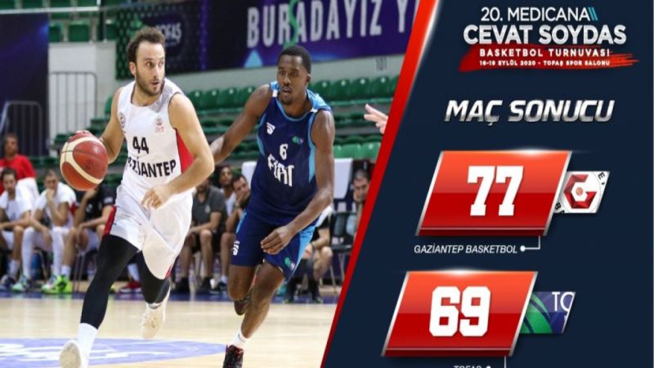 GAZİANTEP BASKETBOL NAMAĞLUP TAMAMLADI