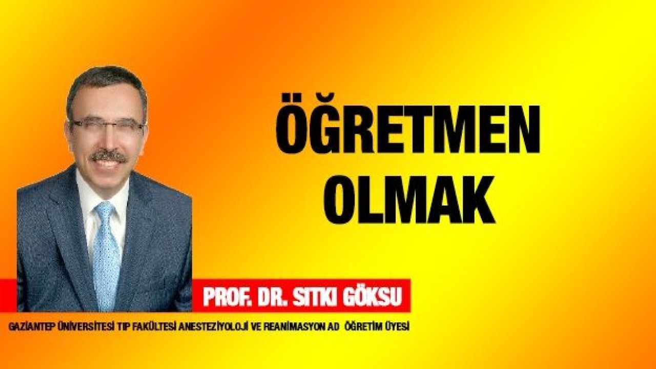 Öğretmen olmak