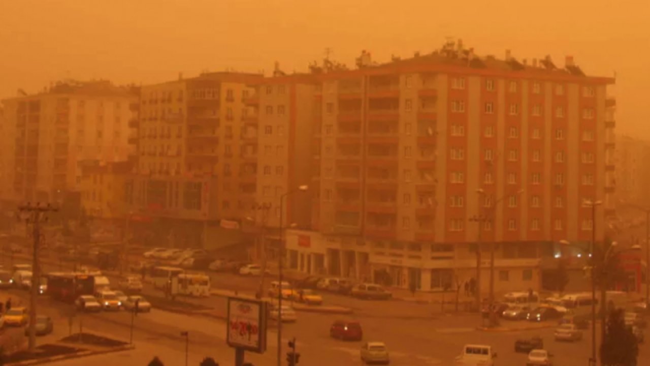 Gaziantep Valiliği Peş Peşe UYARDI! Gaziantep DİKKAT!Gaziantep için kritik toz taşınımı uyarısı