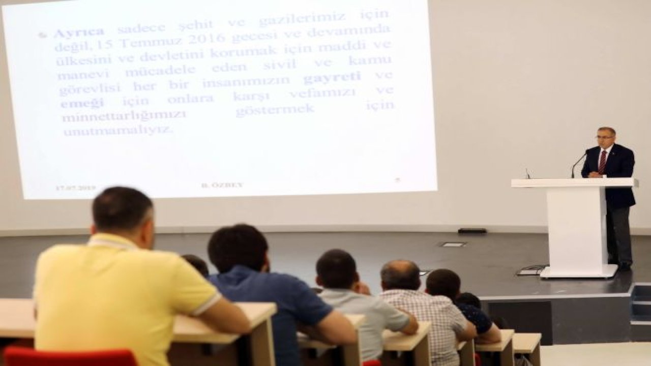 GAÜN'de Demokrasi Hukuk ve 15 Temmuz konferansı