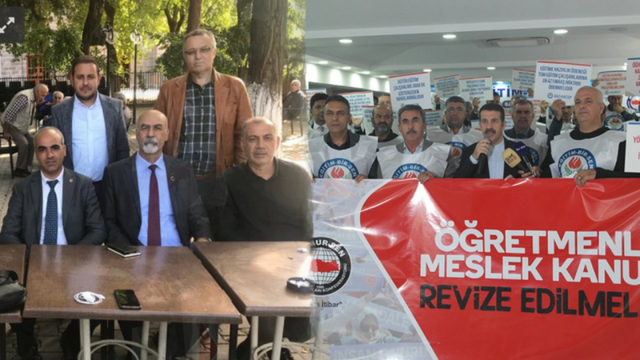 Gaziantep'te Öğretmenlerden Bugün İş Bırakma Eylemi