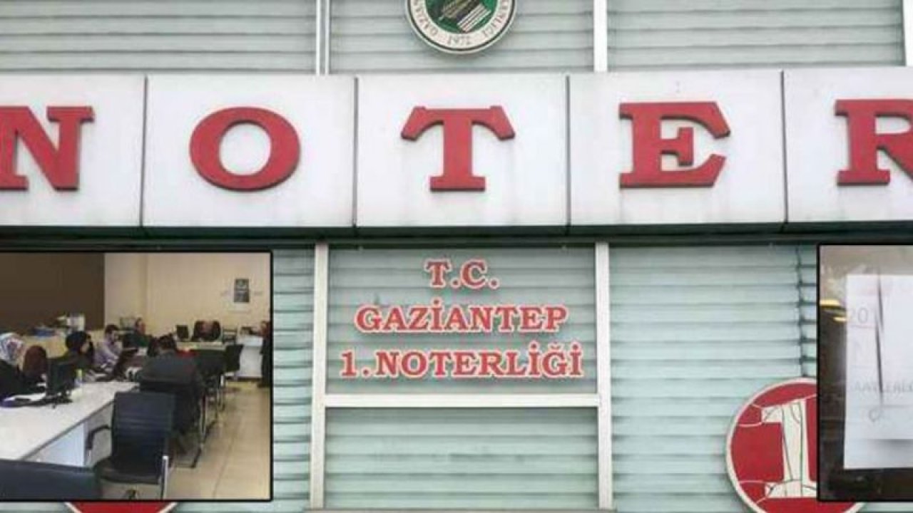 Gaziantep'ta bu hafta sonu hangi noter nobetçi?