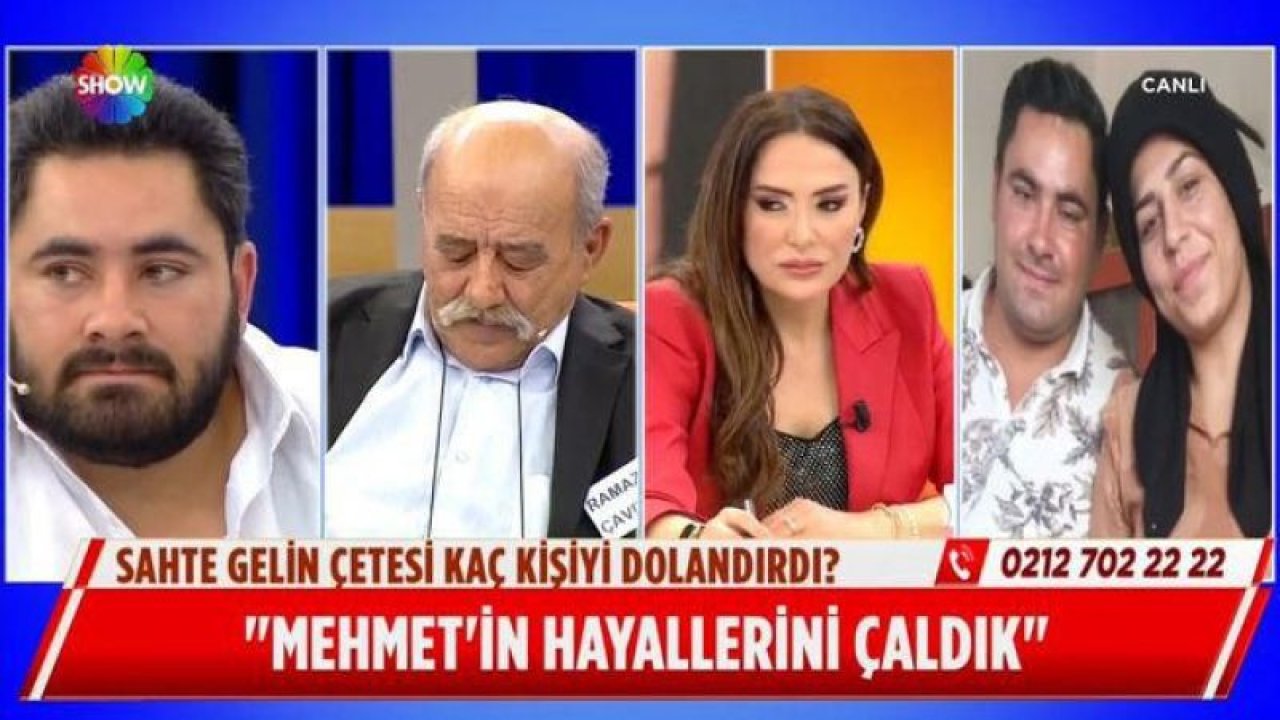 Didem Arslan Yılmaz'ın  vazgeçme programında SKANDAL yaşandı.Sahte Gelin Çetesi Canlı Yayında İtiraf Etti! Mağdurlar Stüdyoya Akın Etti: Dolandırıcı Adam Milyonların Karşısında Dilenir Gibi Özür Diledi!