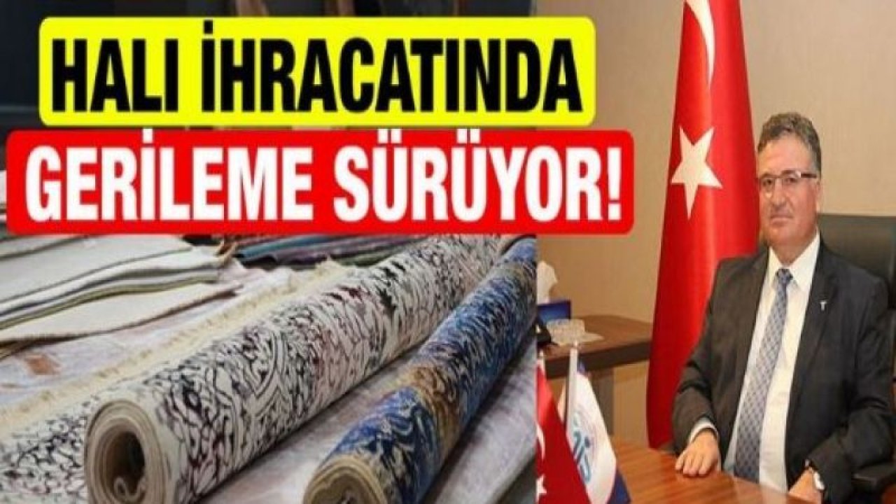 Türkiye’de halı ihracatındaki düşüş devam ediyor.