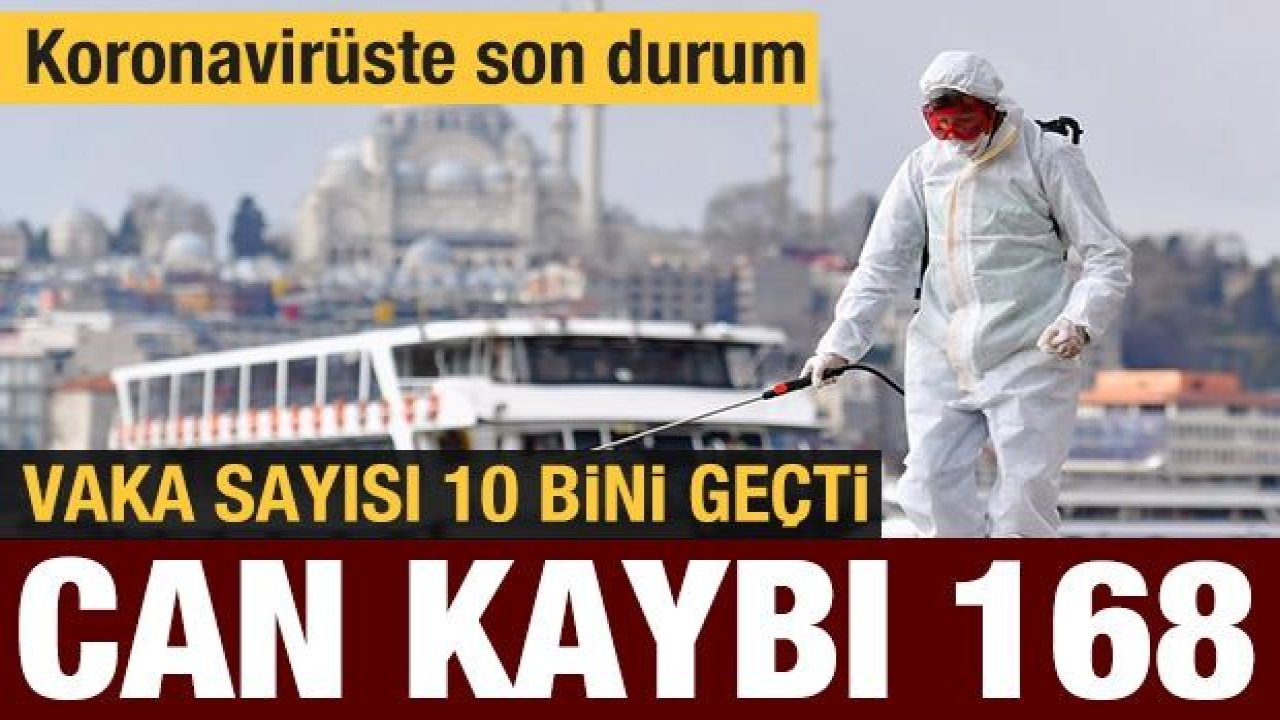 Son dakika haberi: Türkiye'de korona virüs sebebiyle vefat edenlerin sayısı 168 oldu...Sağlık Bakanlığı açıkladı! Koronavirüste son durum...