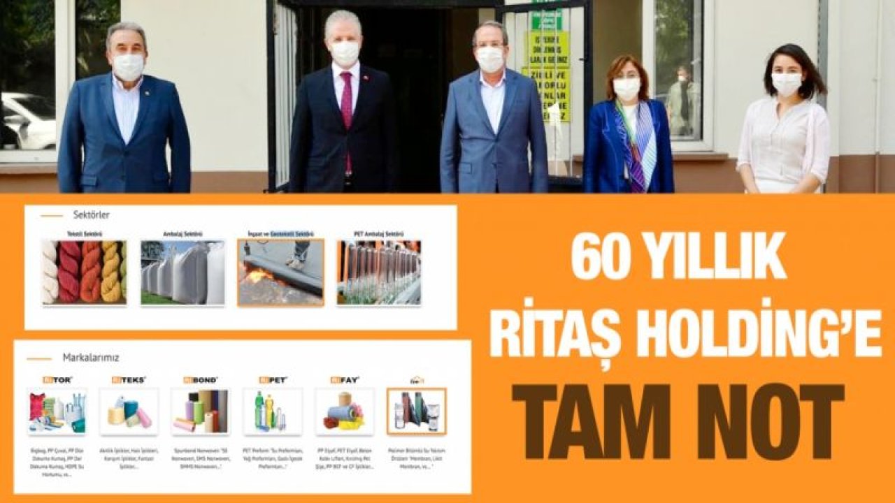 60 yıllık Ritaş Holding’e tam not