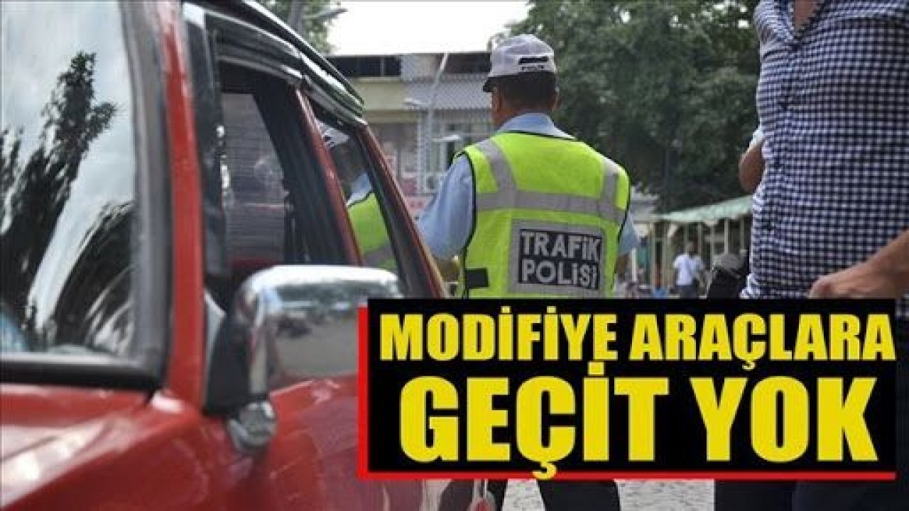 ABARTI EGZOZ VE MODİFİYE ARAÇLARA YÖNELİK DENETİM