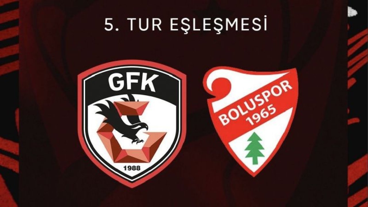 Gaziantep FK’nın kupada rakibi Boluspor