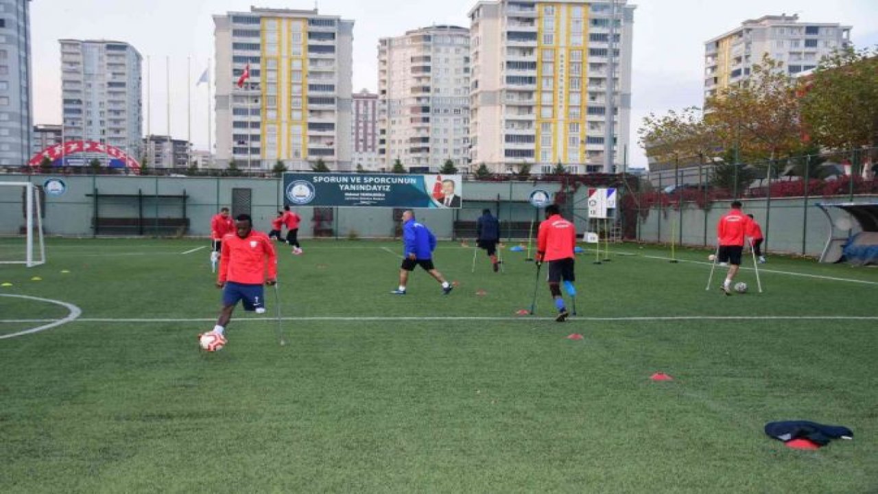 Şahinbey Ampute Takımı’nın hedefi Türkiye Kupası