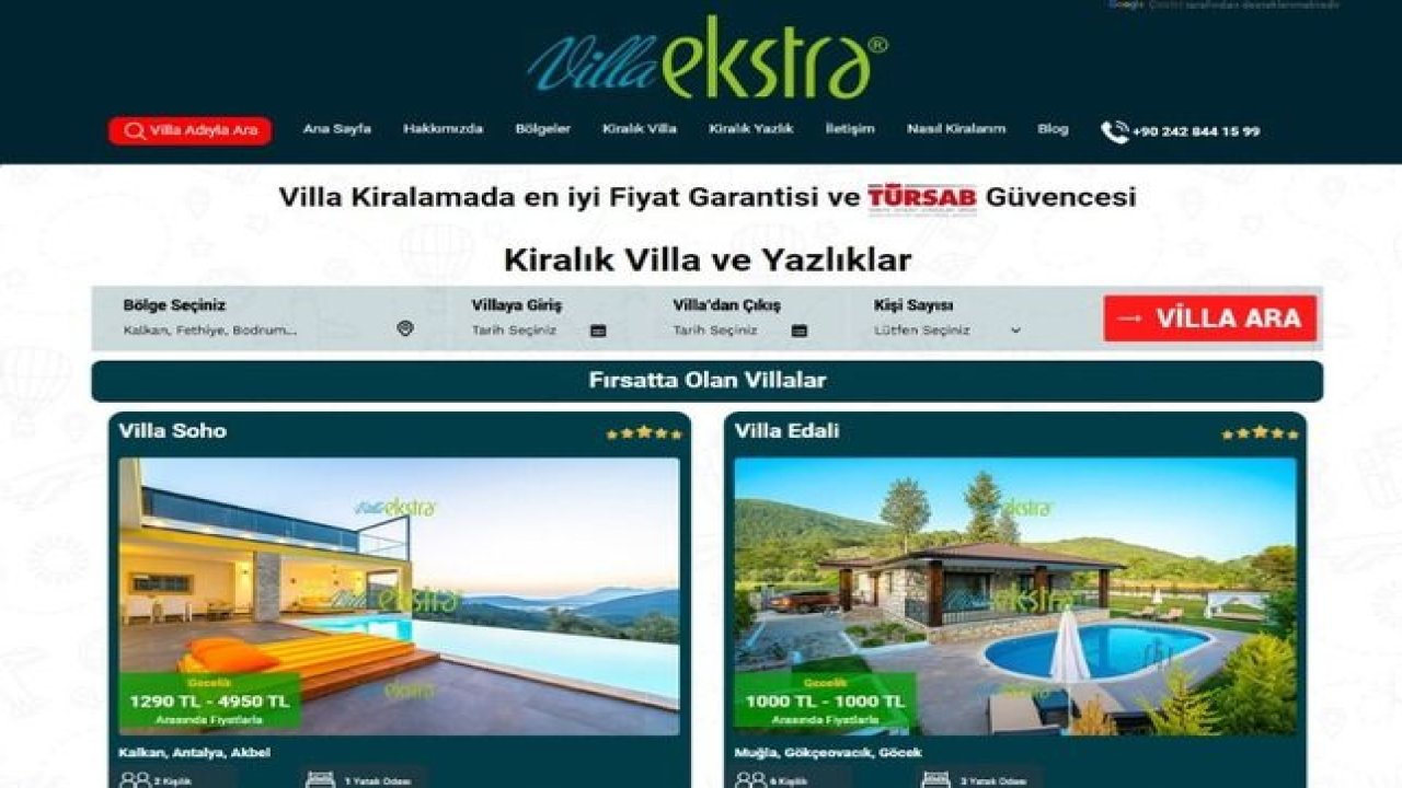 Sapanca Kiralık Villa