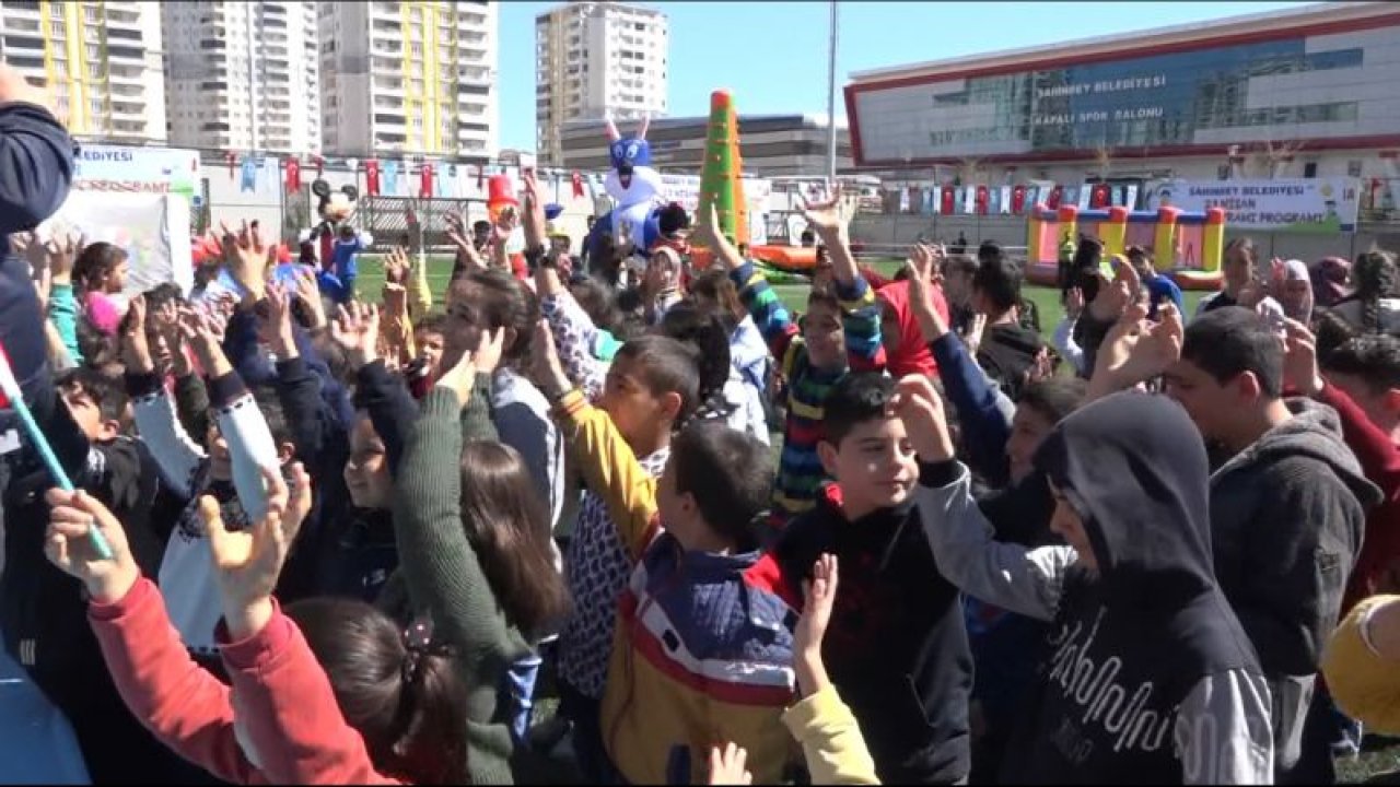 Şahinbey'de yetim çocuklar çifte bayram sevinci yaşadı