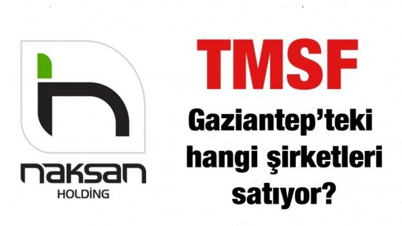 TMSF Gaziantep’teki hangi şirketleri satıyor?