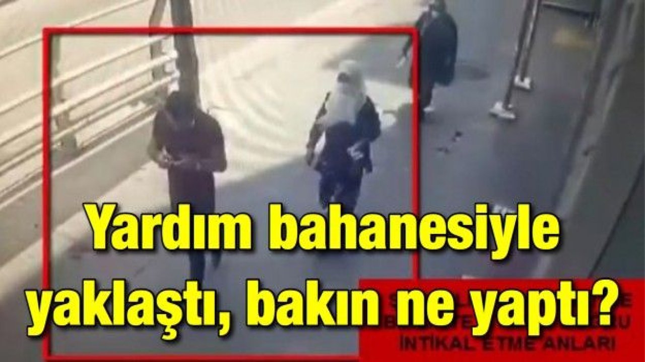 Yardım bahanesiyle yaklaştı, paraları kendi hesabına aktardı