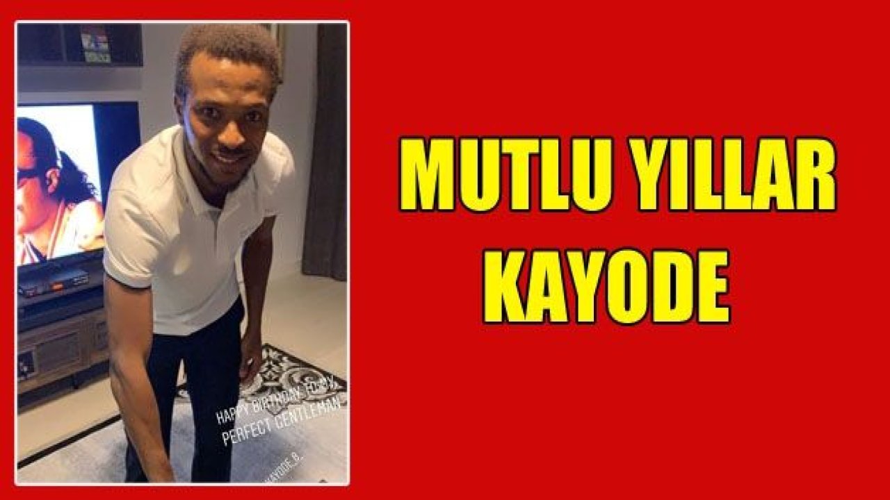 Mutlu Yıllar Kayode