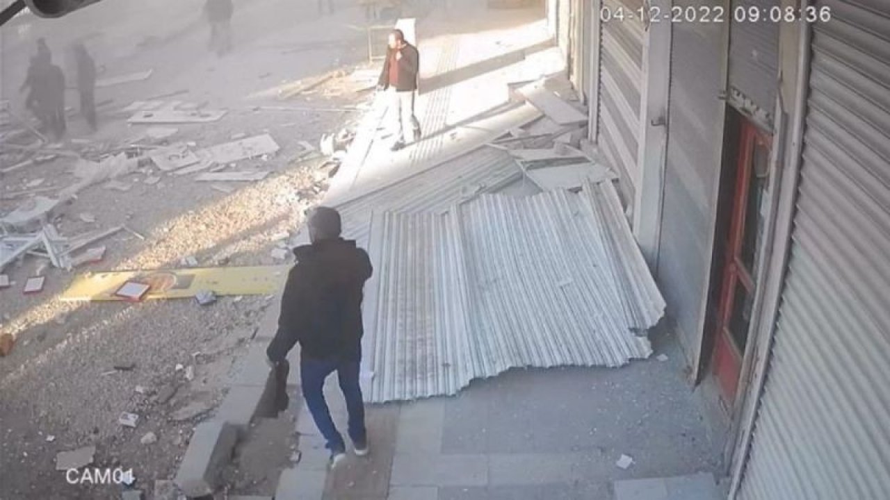 Akçakale’de patlama anı güvenlik kamerasında... Video Haber