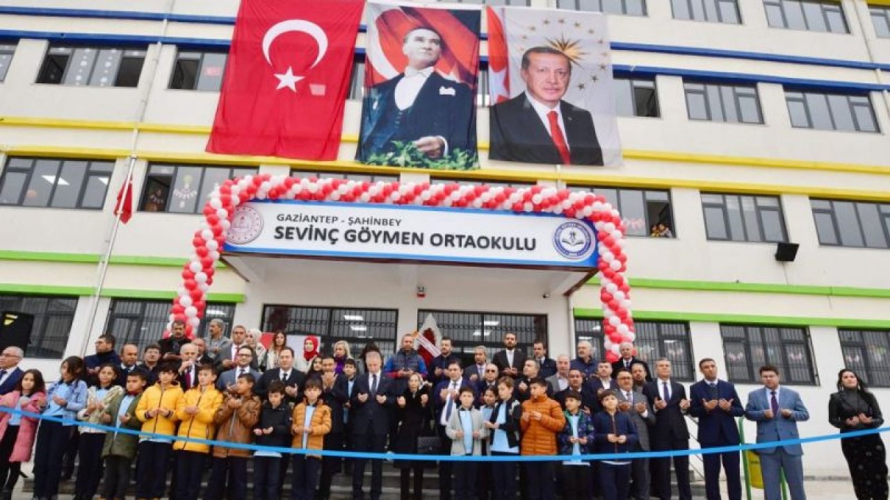 Sevinç Göymen ortaokulu açıldı