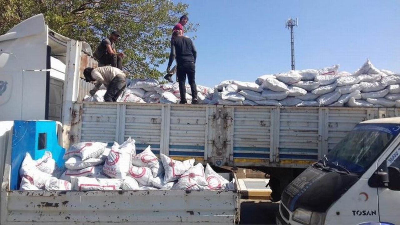 Kilis'te 11 bin dar gelirli aileye kömür dağıtımı sürüyor