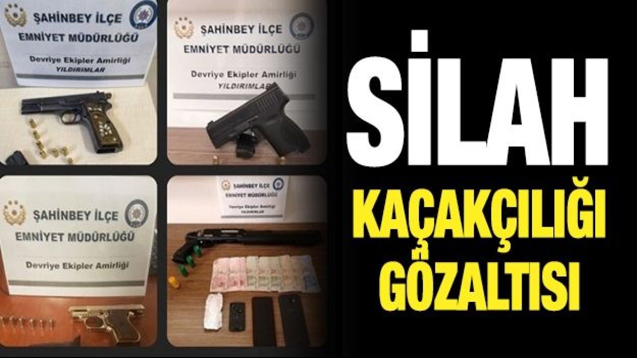 Silah Kaçaklığına gözaltı