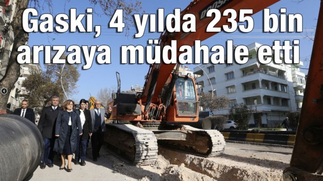 Gaski, 4 yılda 235 bin arızaya müdahale etti