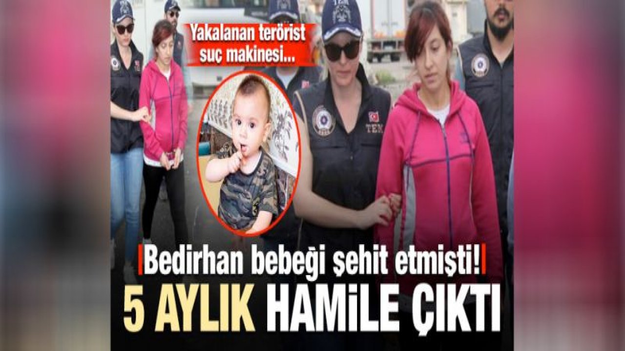 Bedirhan bebeği şehit eden terörist 5 aylık hamile çıktı!