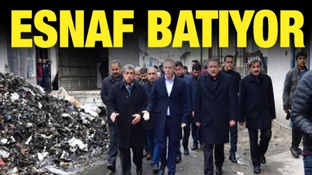 Esnaf batıyor