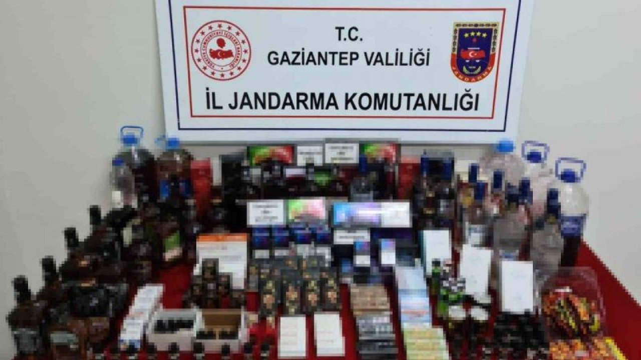 Gaziantep jandarmasından yılbaşı öncesi dev sahte ve kaçak alkol operasyonu: 35 gözaltı