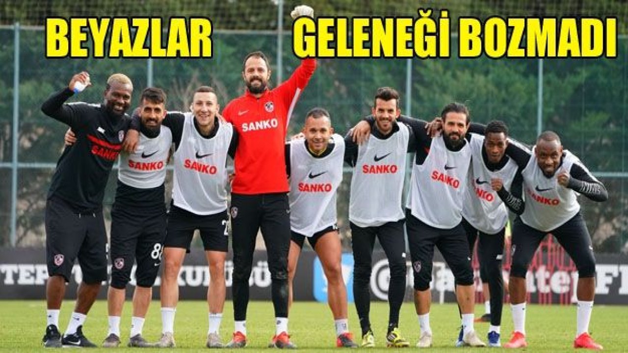 Beyazlar geleneği bozmadı