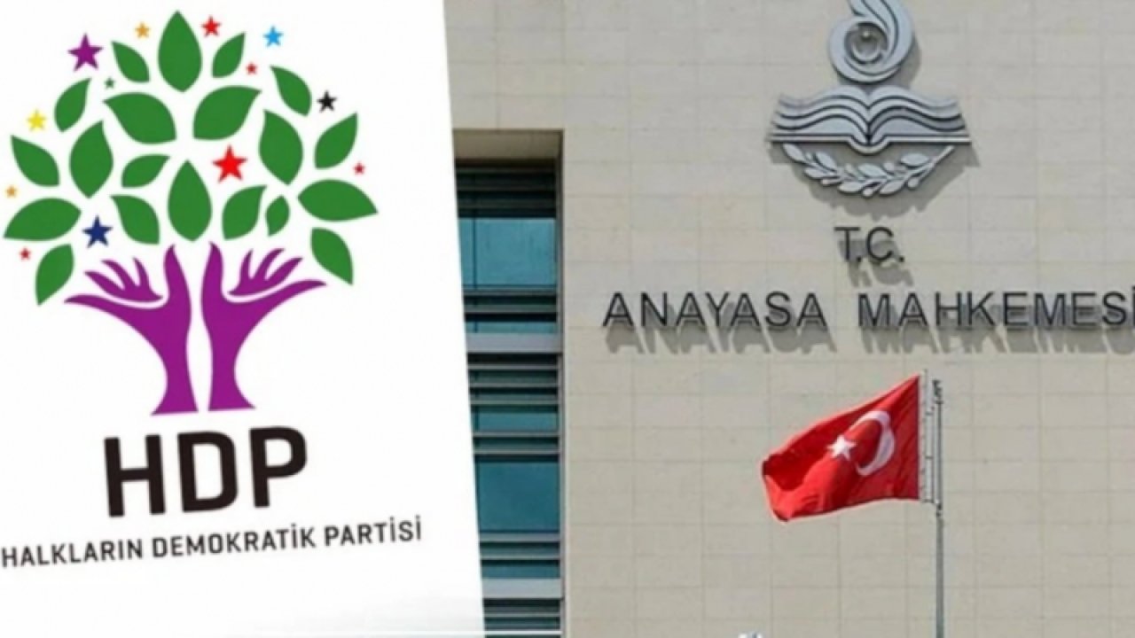 AYM'den HDP'nin hazine yardımı kararı! Hazine yardımına geçici bloke