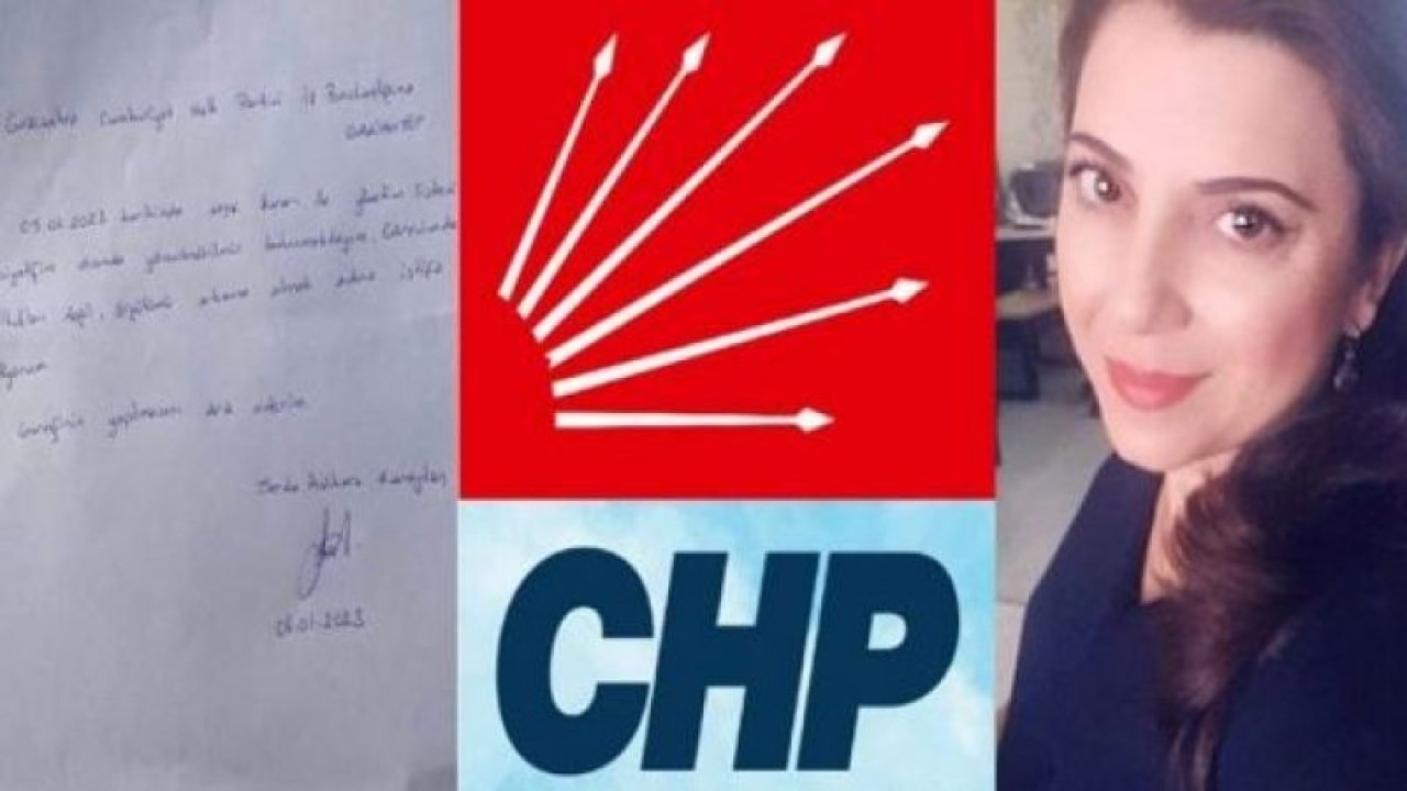 CHP Gaziantep’te TUHAF istifa! CHP Gaziantep eski İl Başkanı Hayri Sucu’nun yönetiminde yer alan Seda Aslıkara Karayılan, BUGÜN İSTİFA ETTİ!