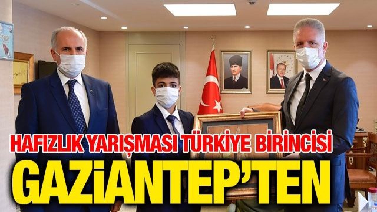 Hafızlık Yarışması Türkiye Birincisi Gaziantep’ten