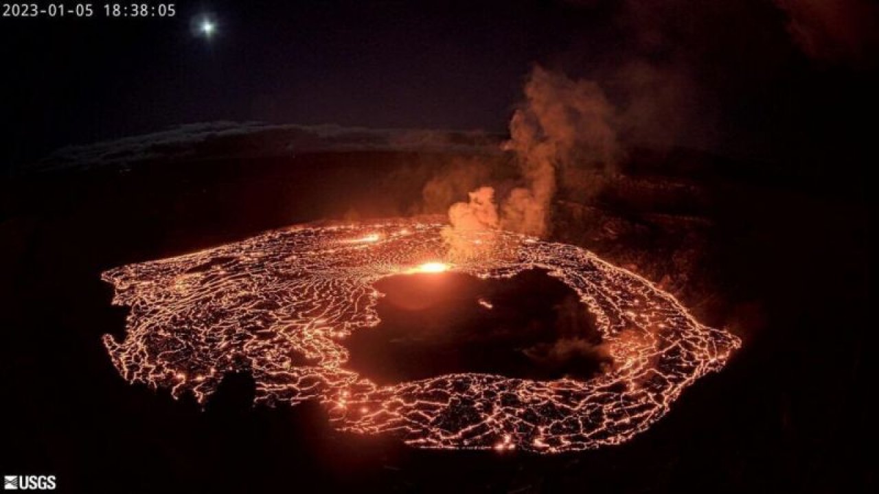 Hawaii’deki Kilauea Yanardağı’nda patlama