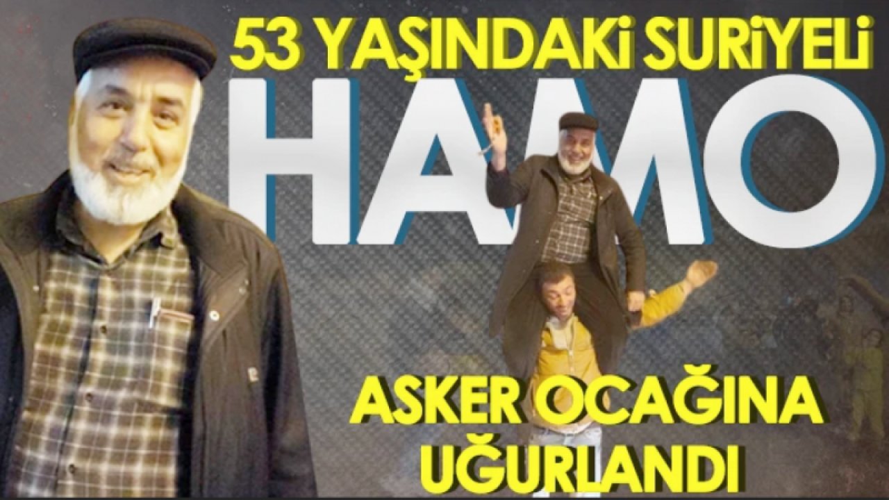 Gaziantep'in Nizip İlçesinde yaşayan Türk vatandaşı olan Suriyeli Ahmet Hamo, asker ocağına uğurlandı