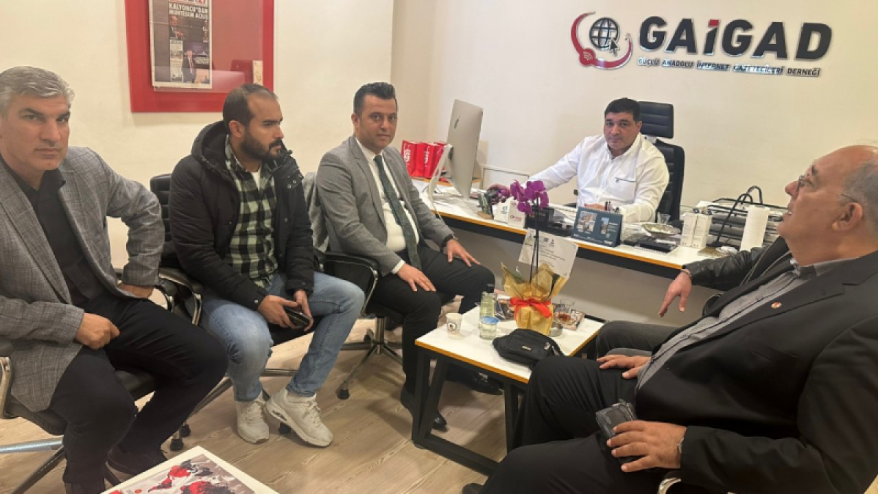 Basın İlan Kurumu Gaziantep Şube Müdürü Haşim Poyraz’dan GAİGAD’a ziyaret