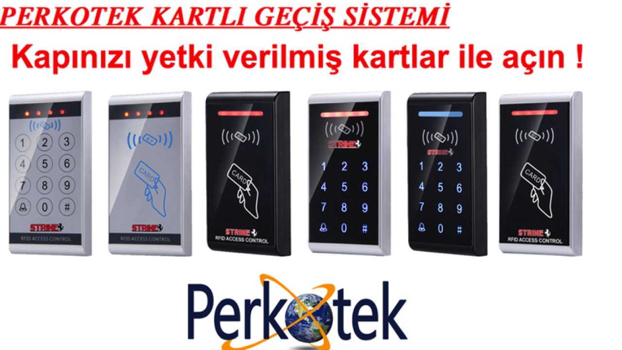 Perkotek kartlı geçiş sistemi