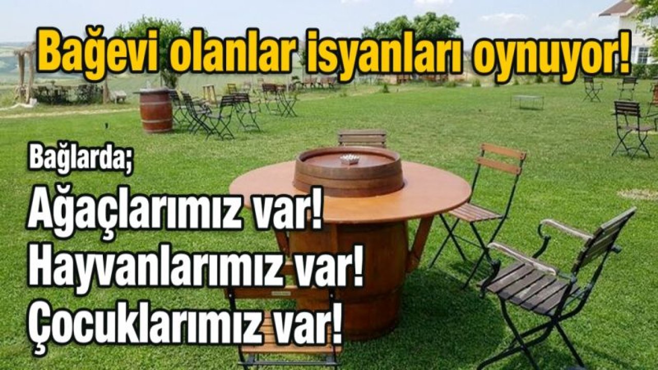 Gaziantep'te Bağevi olanlar isyanları oynuyor!