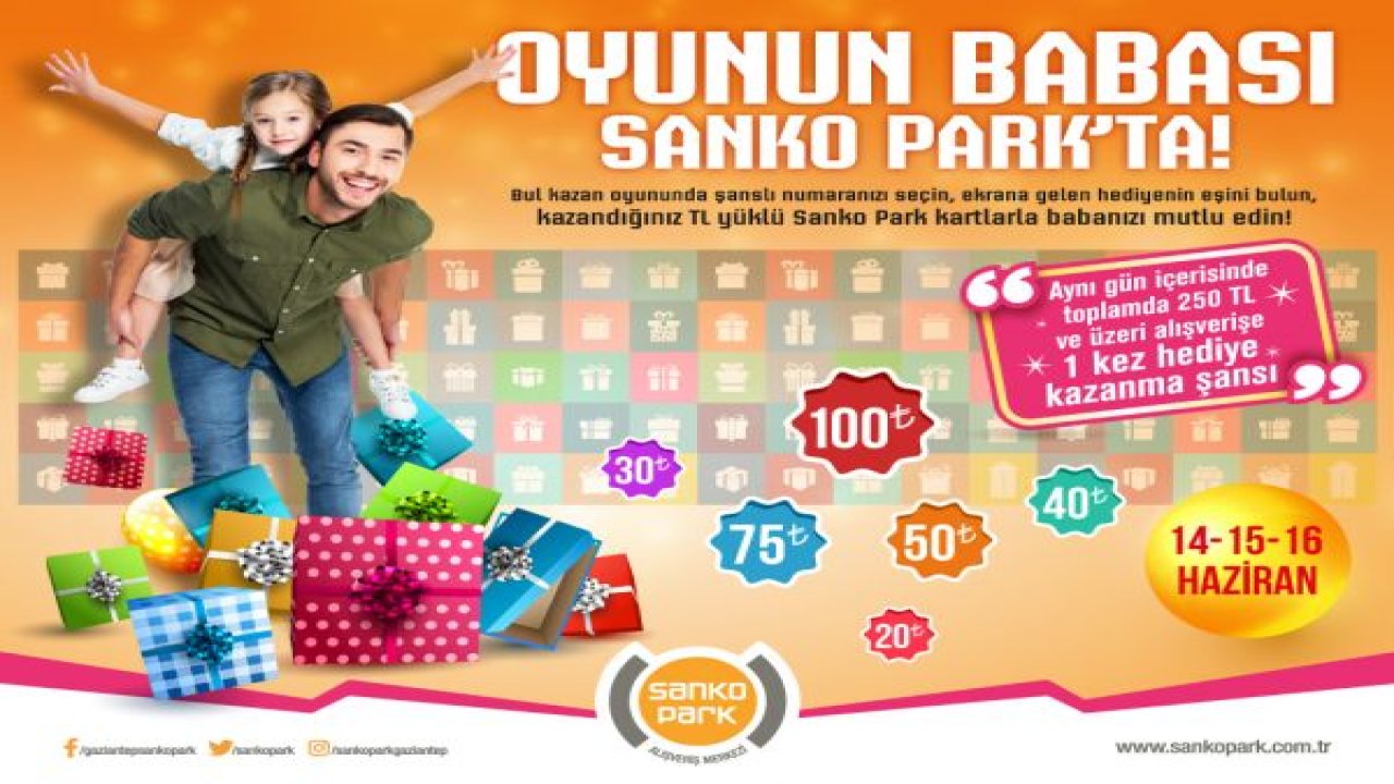 OYUNUN 'BABASI' SANKO PARK'TA