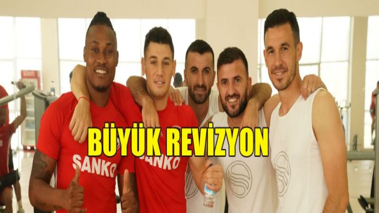 GAZİŞEHİR'DE büyük revizyon