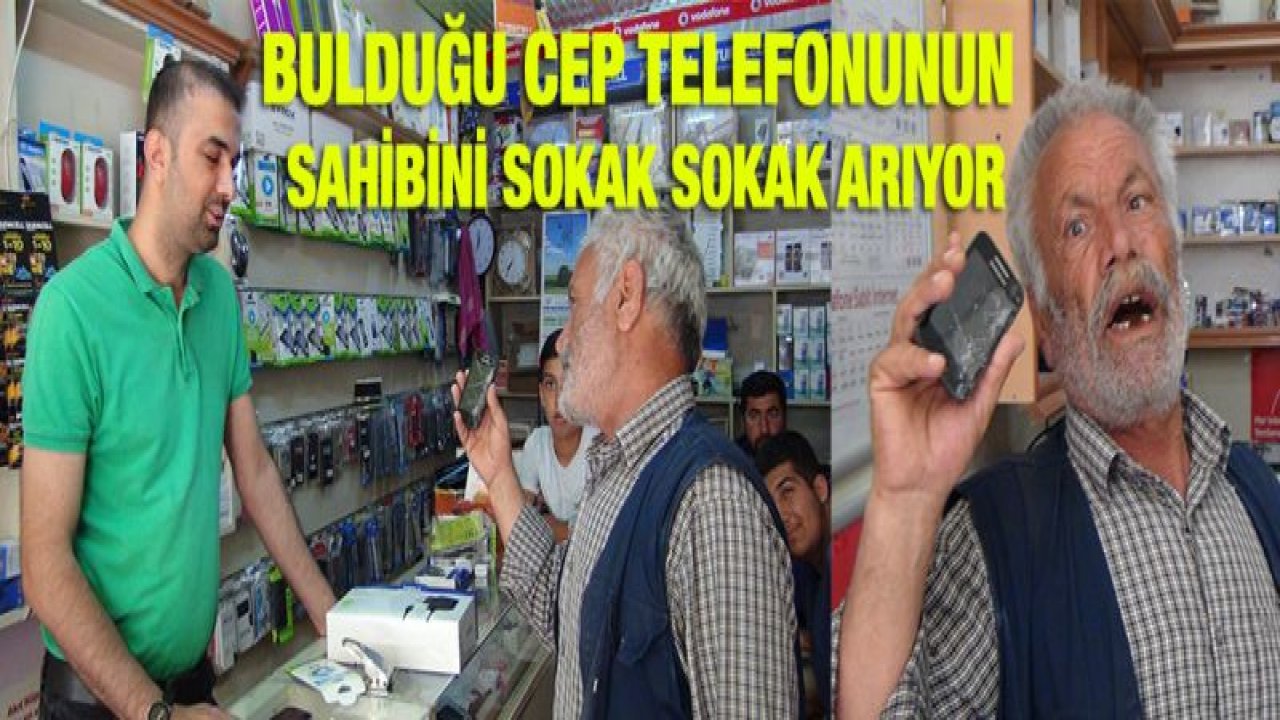 Cep telefonu bulan vatandaştan örnek davranış