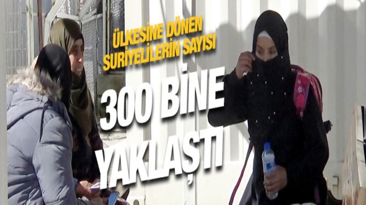 (Özel) Suriyeliler bir daha dönmemek üzere ülkelerine gidiyor