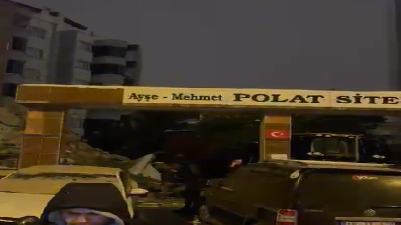 Gaziantep'te Deprem! İbrahimlide Polat Sitesi Çöktü!  Video Haber