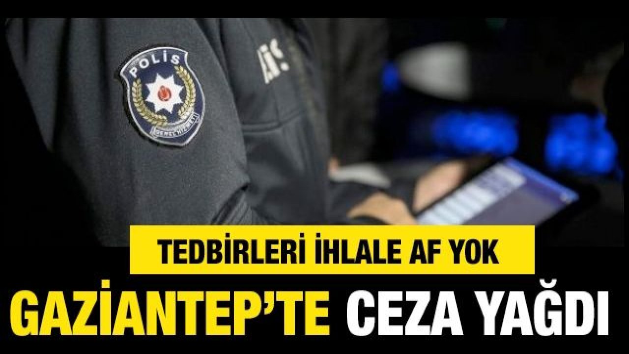 Gaziantep'te Kovid-19 tedbirlerini ihlal eden 414 kişiye para cezası