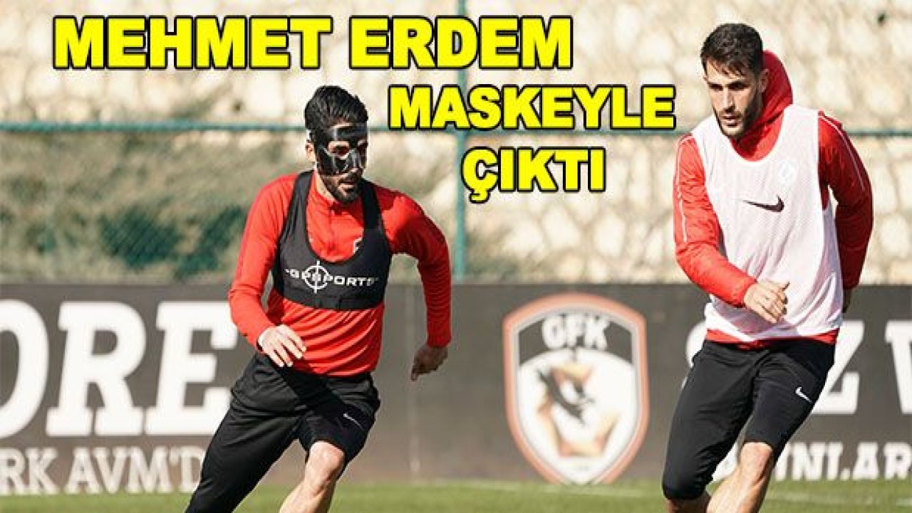 Mehmet Erdem, maskeyle çıktı