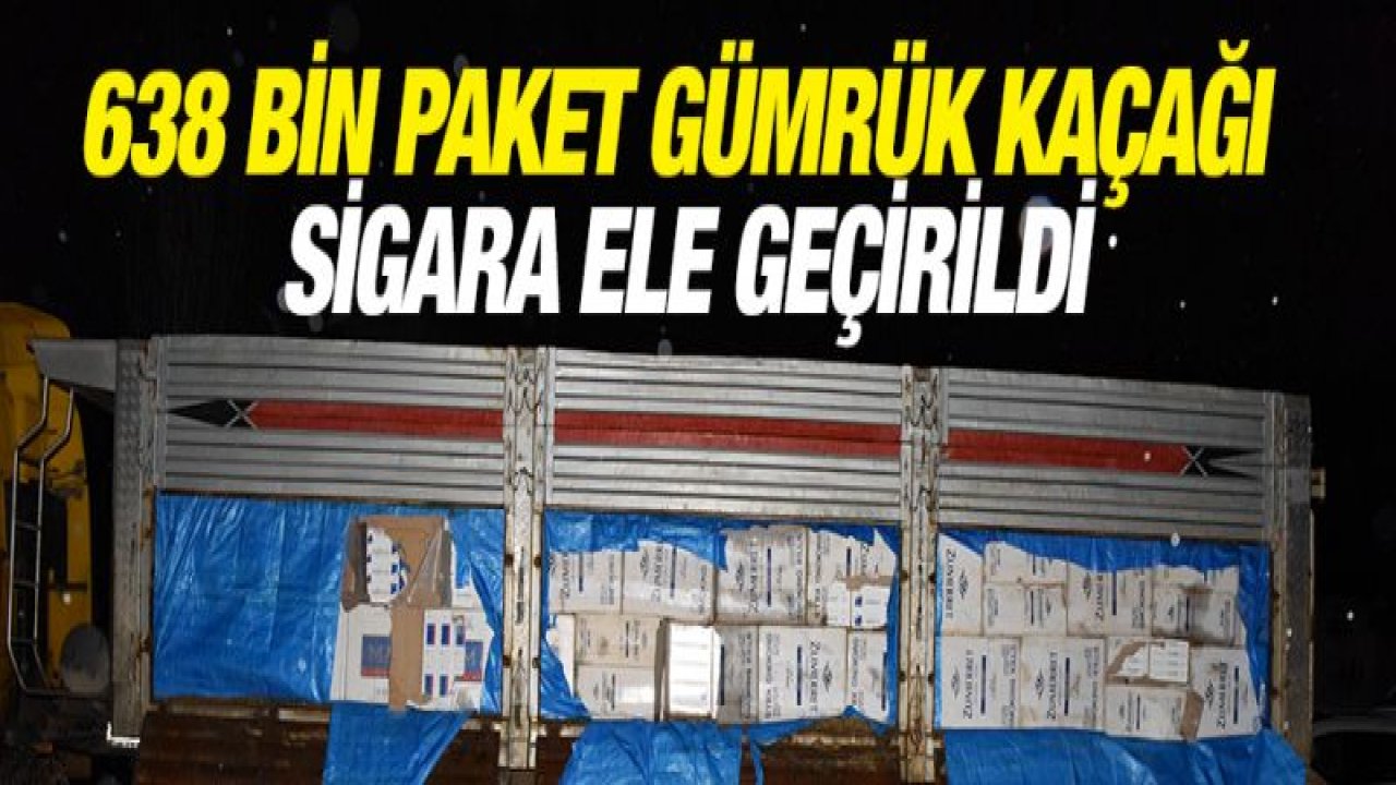 KAÇAK SİGARA OPERASYONU