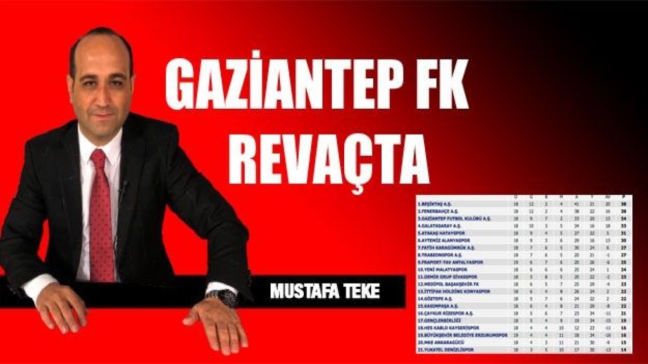 GAZİANTEP FK REVAÇTA