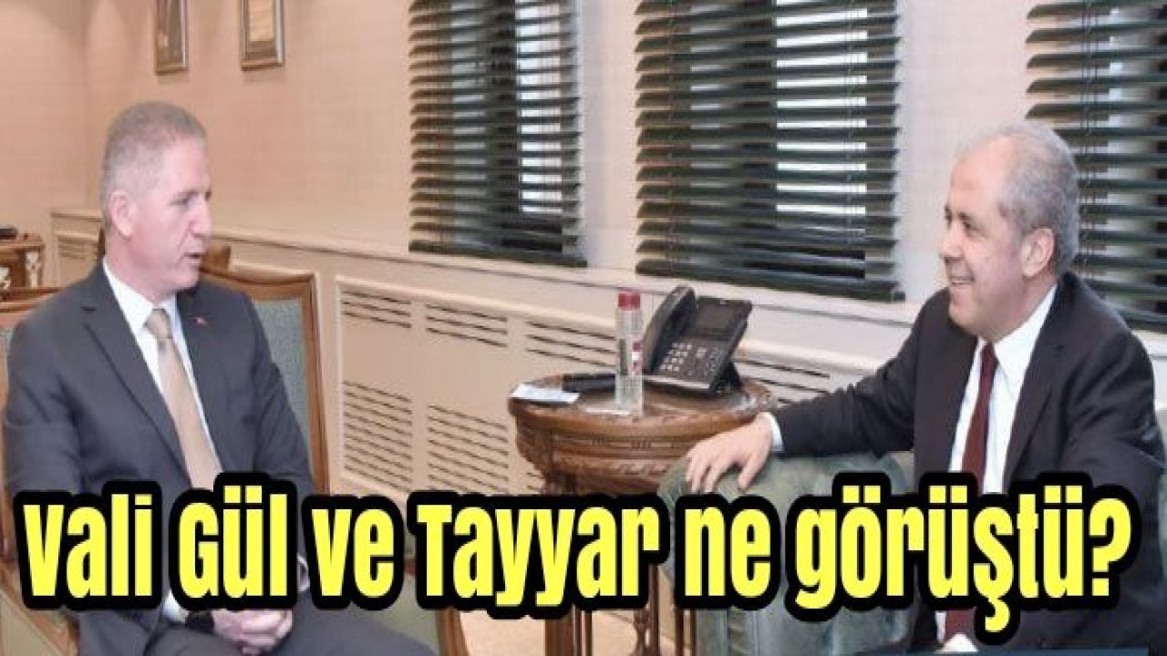 Vali Gül ve Tayyar ne görüştü?