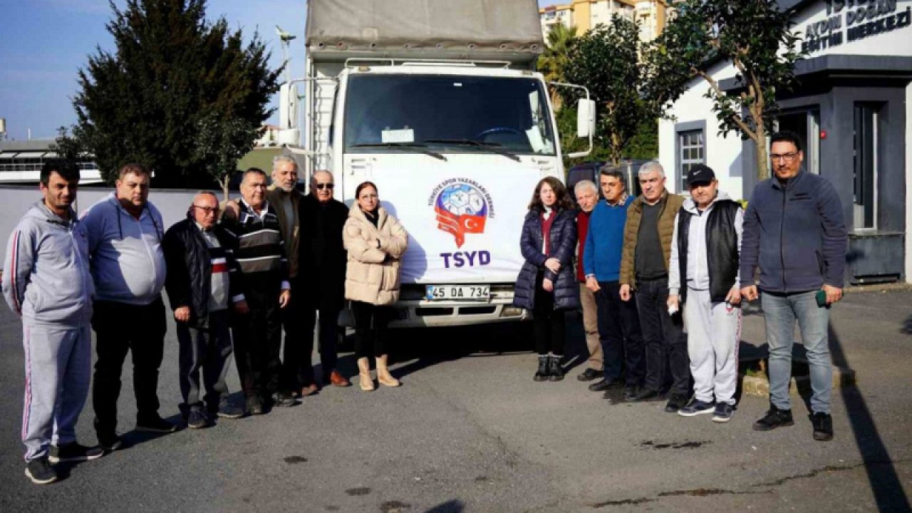 TSYD’nin deprem bölgesine desteği devam ediyor