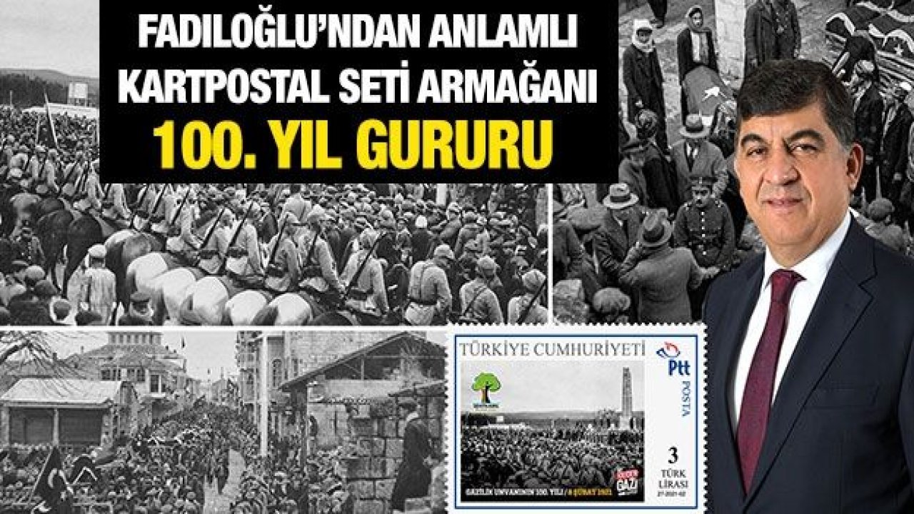 Başkan Fadıloğlu’ndan Anlamlı Kartpostal Seti Armağanı