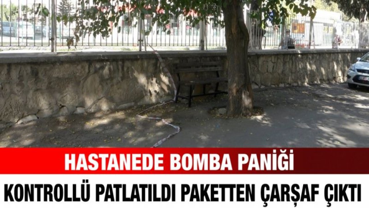 Hastanede bomba paniği