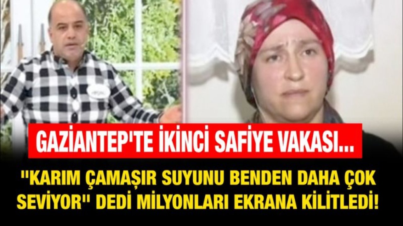 "Karım çamaşır suyunu benden daha çok seviyor" dedi milyonları ekrana kilitledi!