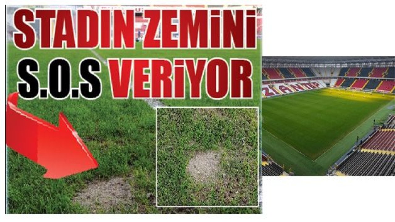 STADIN ZEMİNİ S.O.S VERİYOR